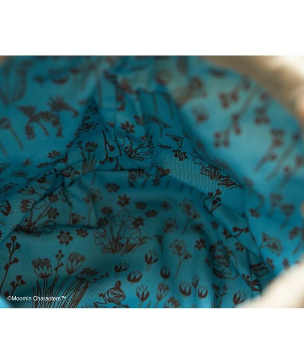 genten サステナブル巾着 手持ちタイプ「ムーミン＆スナフキン」 