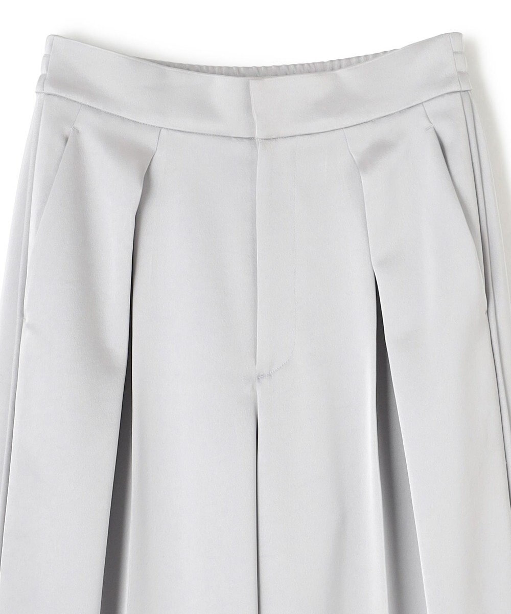 uncrave シャイニーダブルサテン ワイドパンツ 