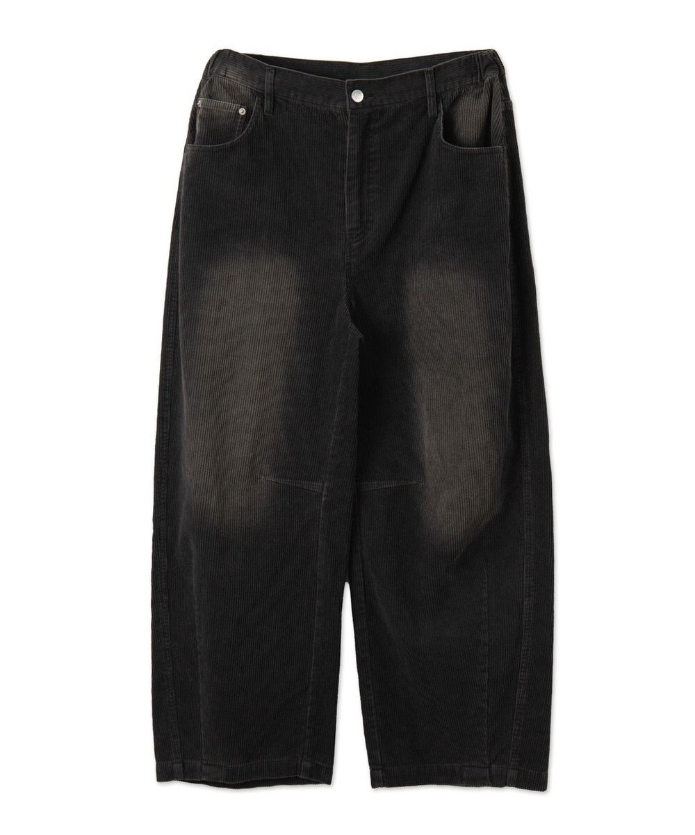 WEGO イージーバレルレッグコーデュロイパンツ 