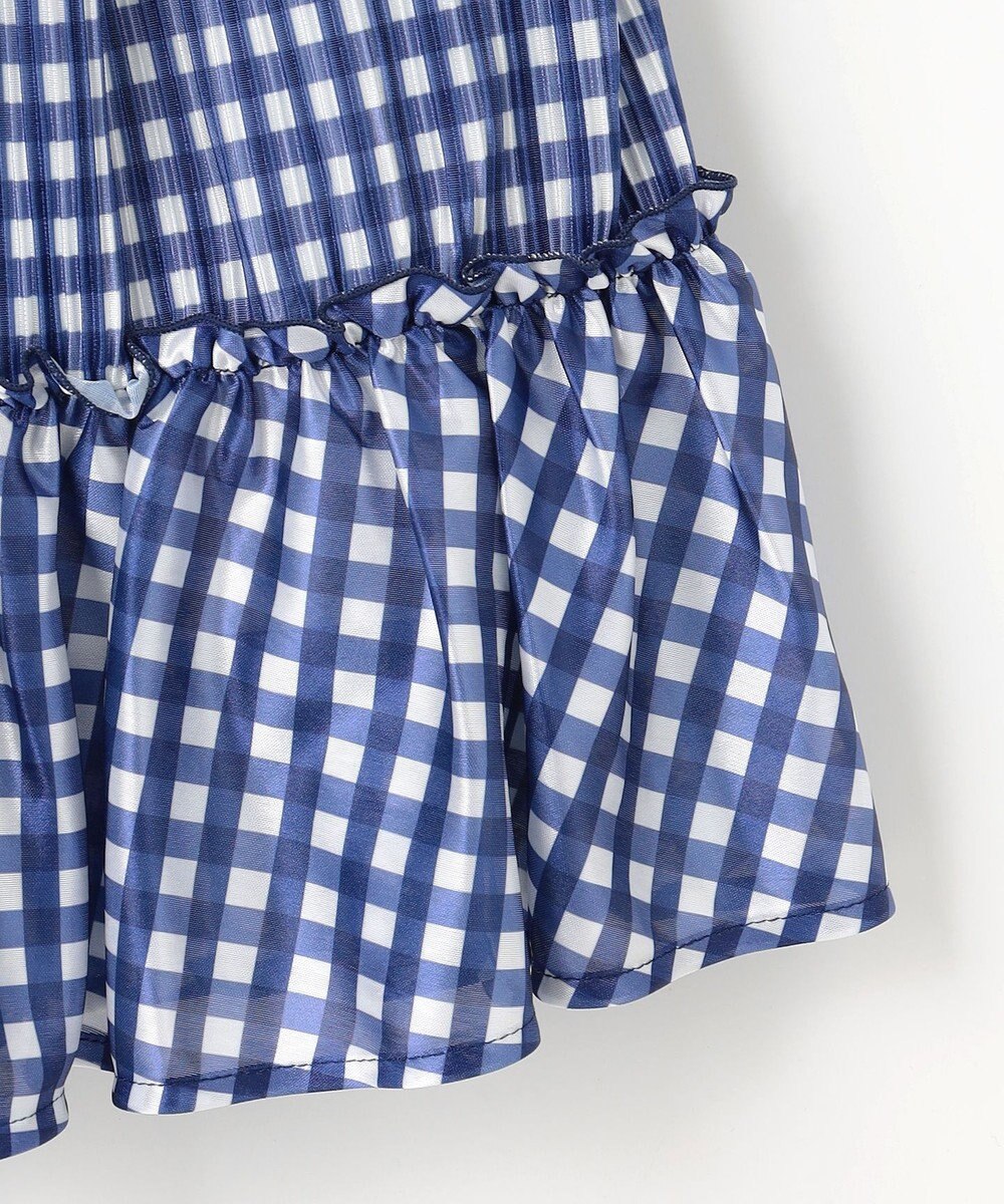 組曲 KIDS 【150-160㎝】ギンガムチェックプリーツ スカート 