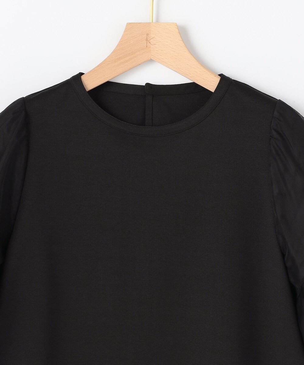 組曲 【先行予約・WEB限定】コットンポンチ チュールコンビ カットソー 