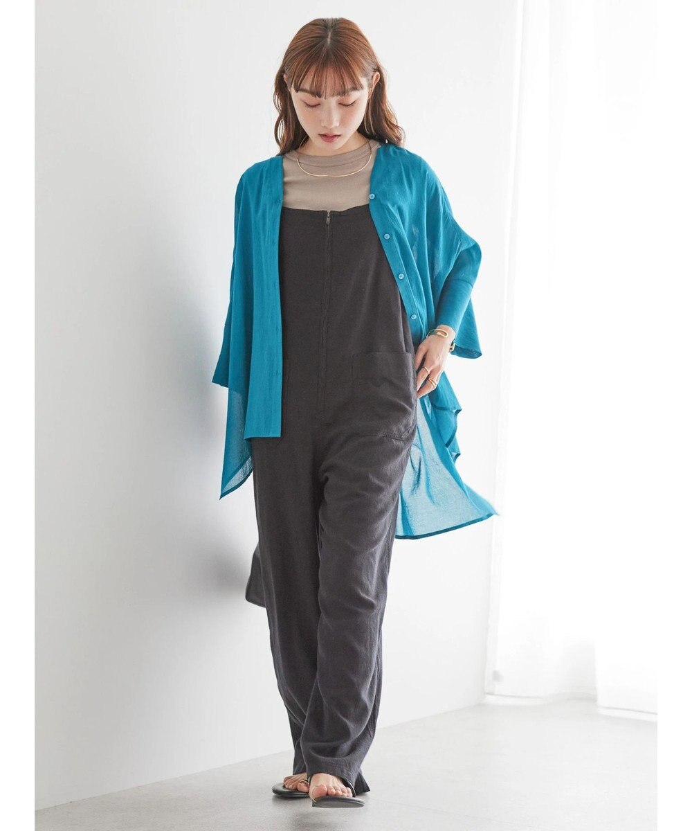 AMERICAN HOLIC バックギャザーＶネックシアーシャツ 