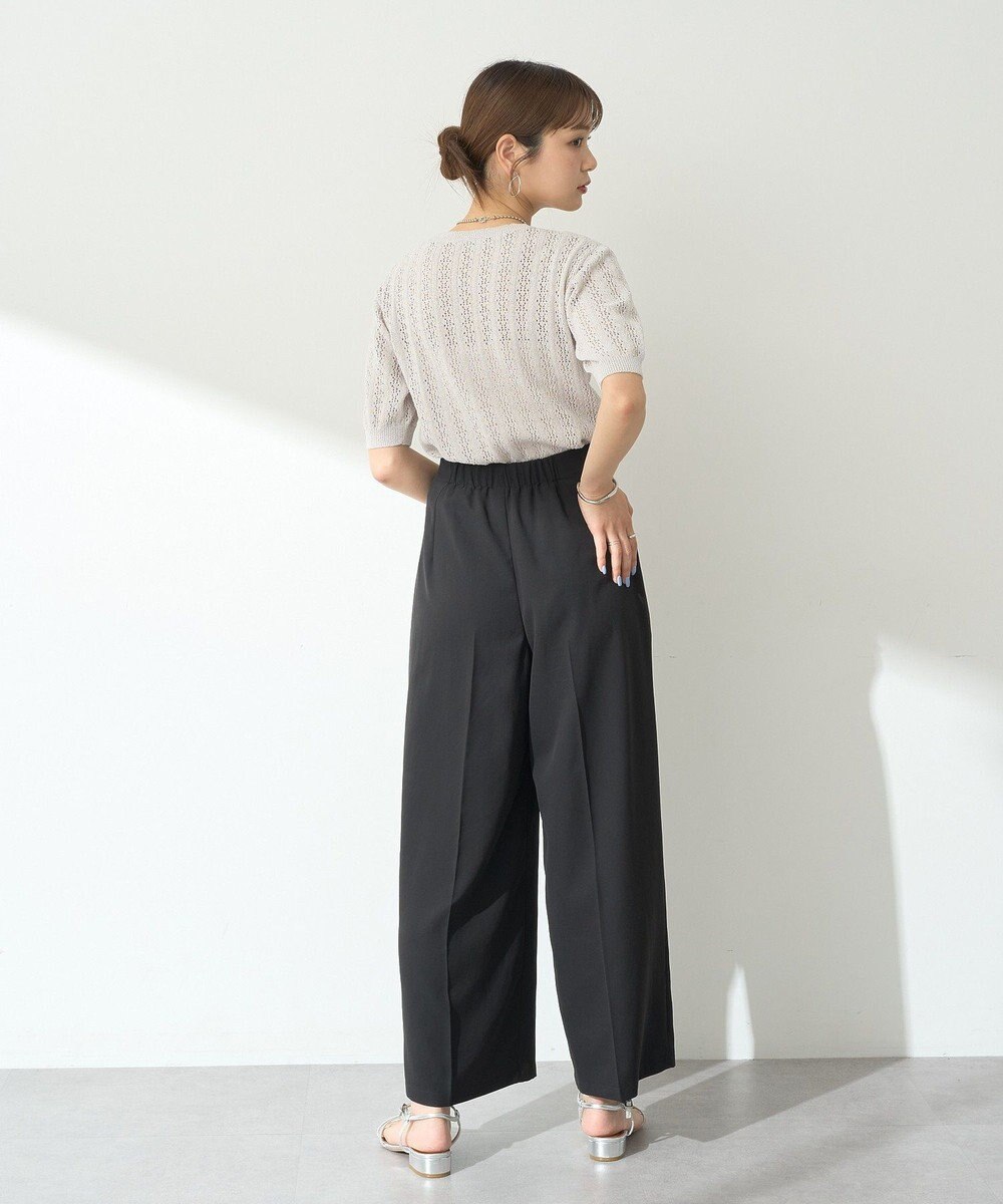 earth music&ecology 透かしニットプルオーバー 