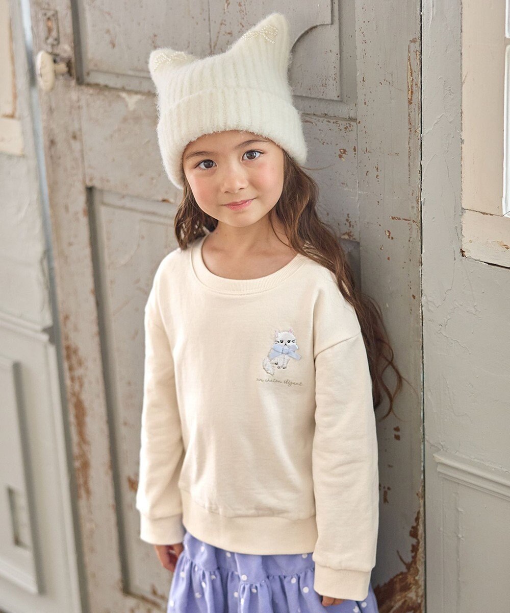 ANY KIDS アニマル バックプリントトレーナー 