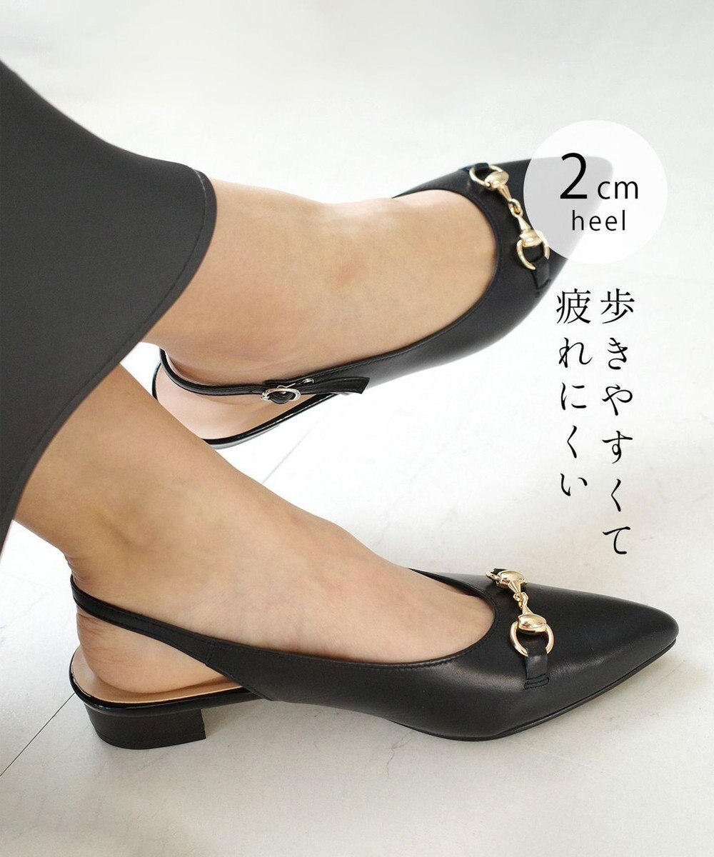 Pointer 日本製 本革ビット付きミュール 