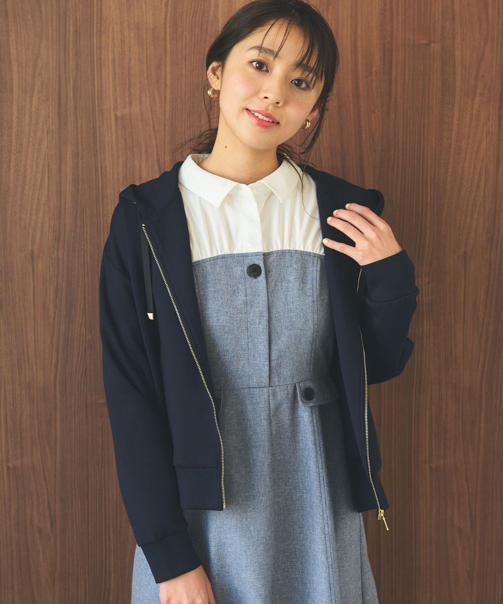 Feroux 【大好評につき新色登場！】バックフリルダンボール パーカー 