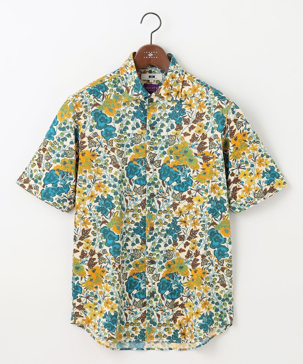 JOSEPH ABBOUD 【キングサイズ・リバティ】シェラトンジャージープリント 半袖シャツ 