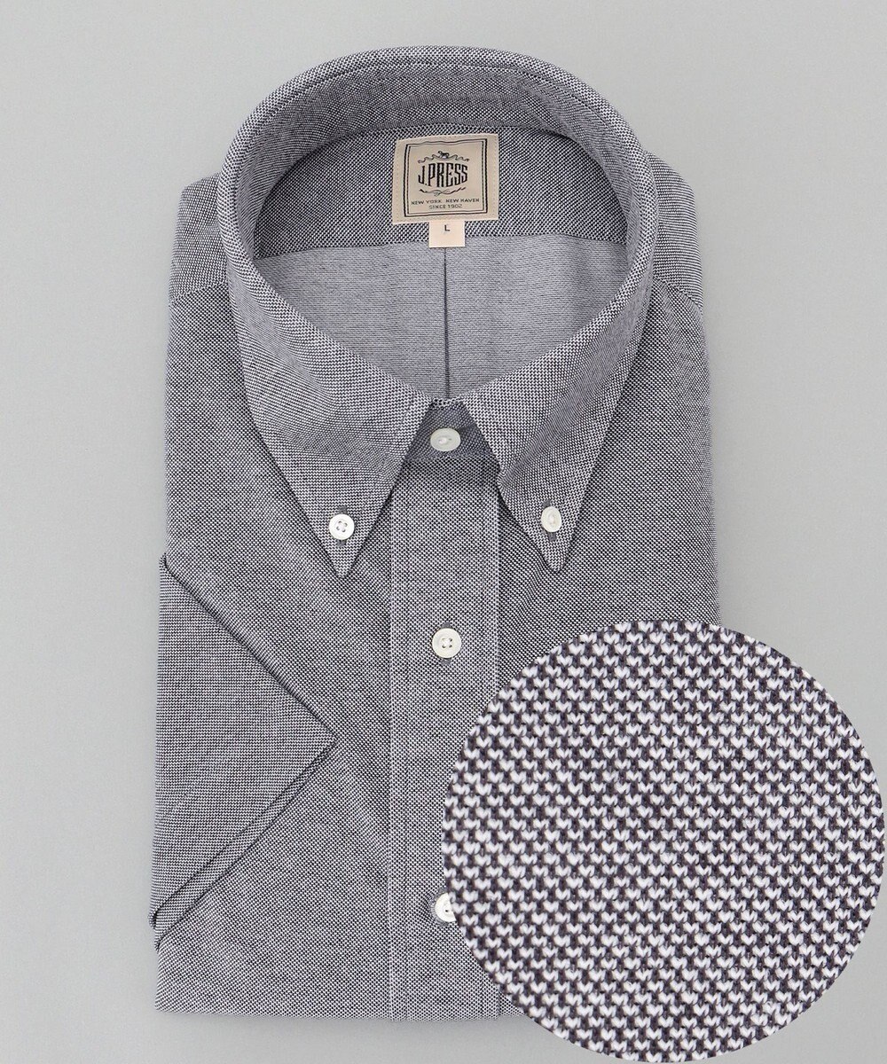 J.PRESS MEN 【J.PRESS PLUS】カノコインレイパッチポケット シャツ/B.D. 