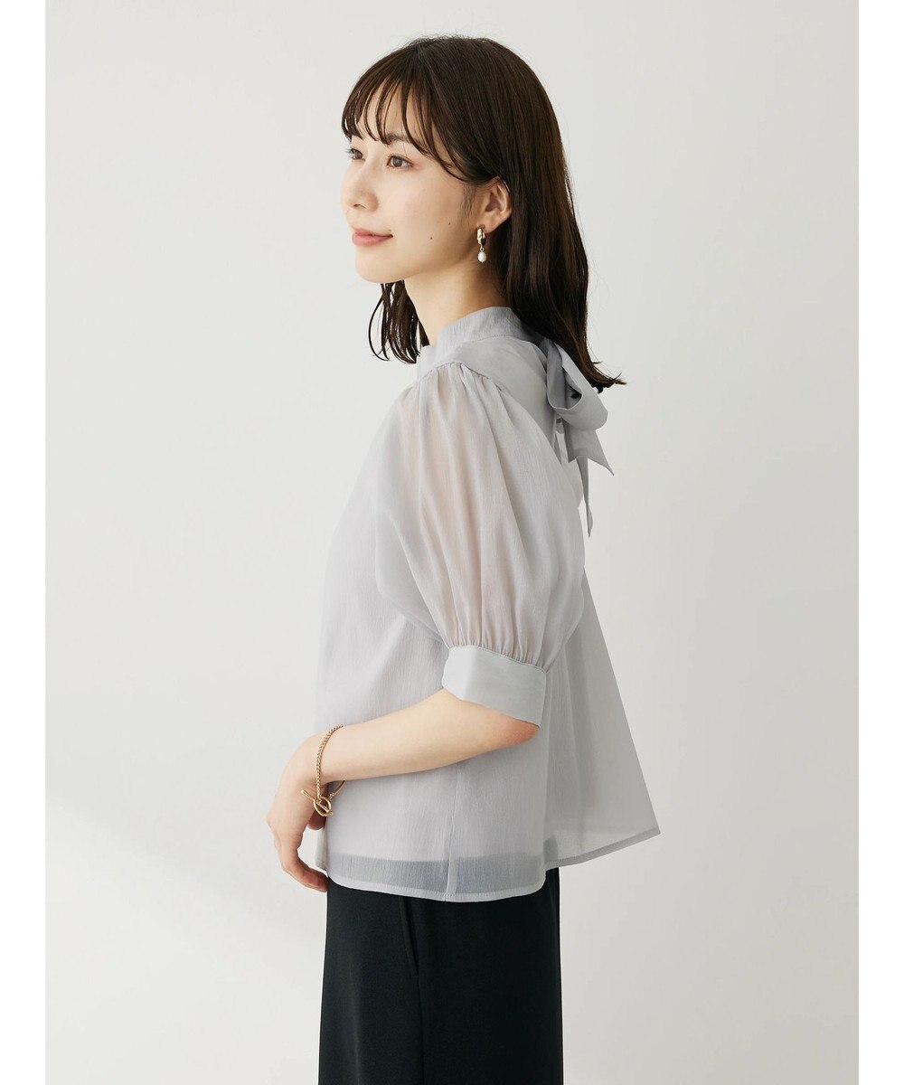 Green Parks ・ＥＬＥＮＣＡＲＥ　ＤＵＥ　バックリボンブラウス 