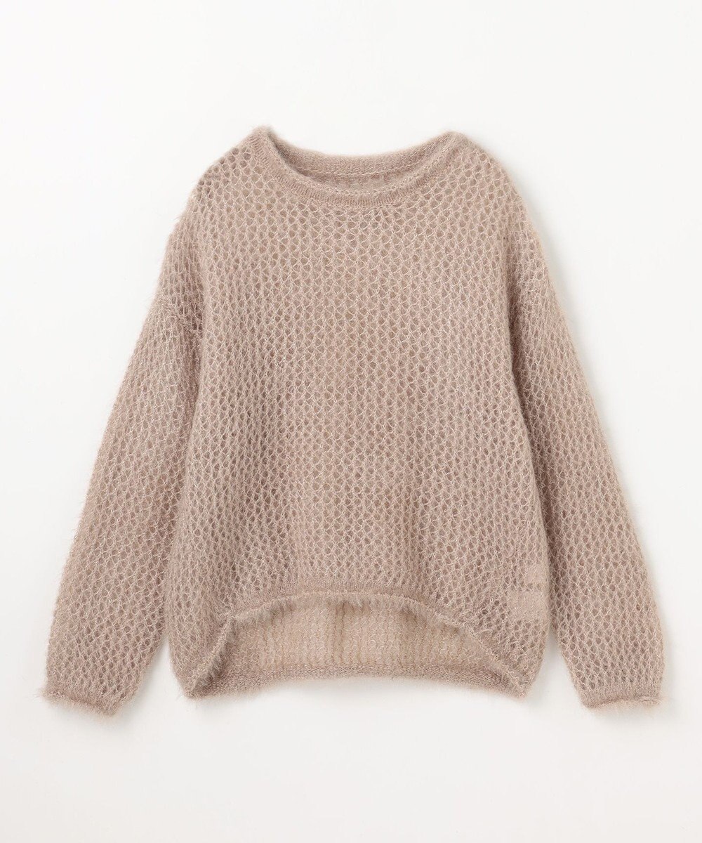 ANY レーシーネットニット 