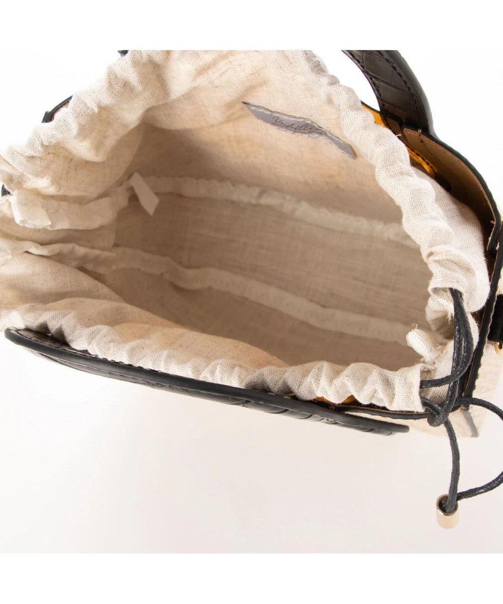 UNBILLION cachecache ポリプロピレンヒート×ビニール丸型2wayトートバッグ 