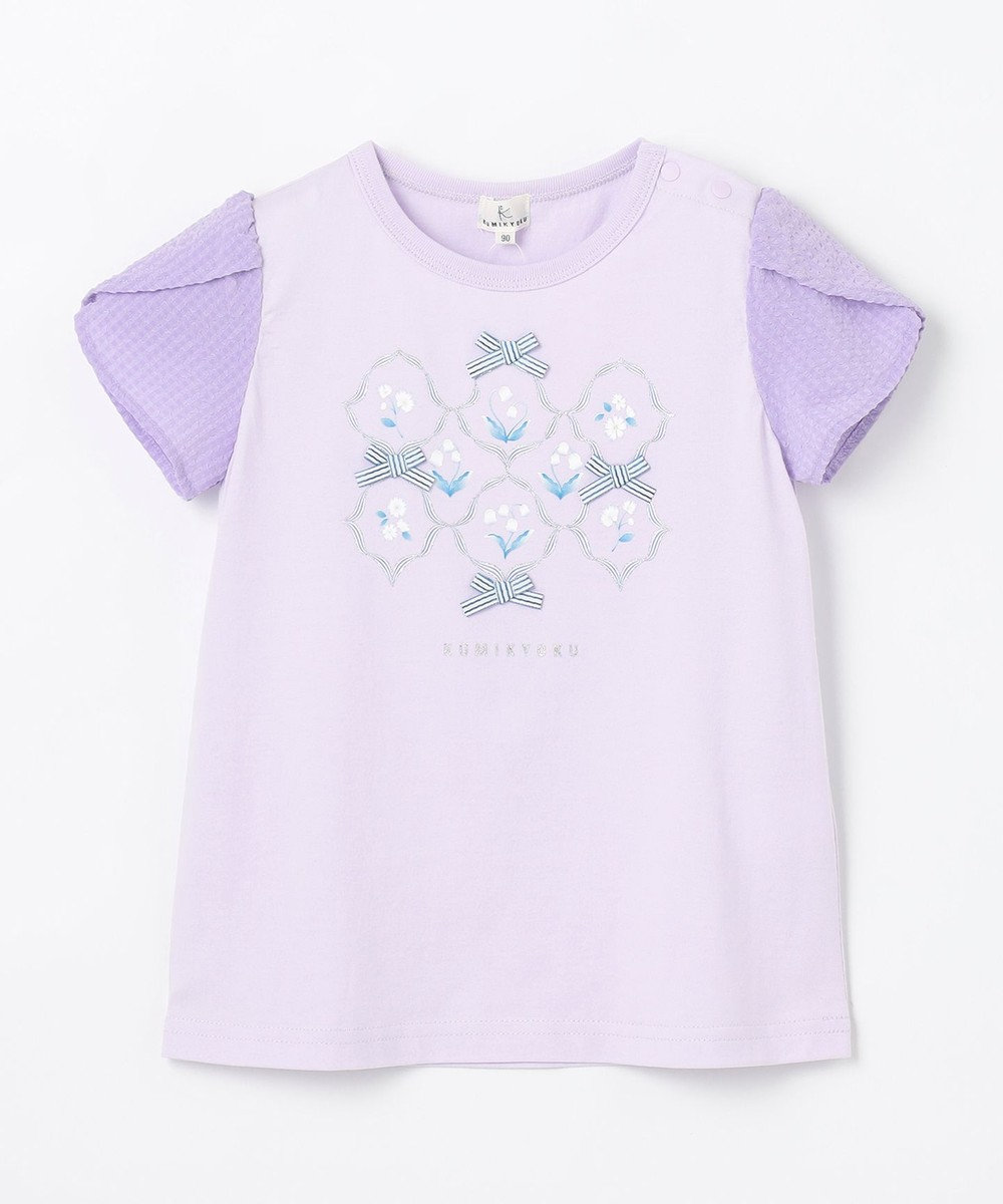 組曲 KIDS 【80-100㎝】スズランプリント Tシャツ 