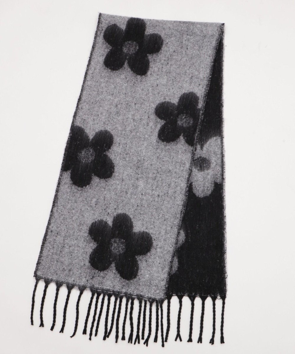 WEGO 【マフラー/ユニセックス着用】ワイドフリンジストール 