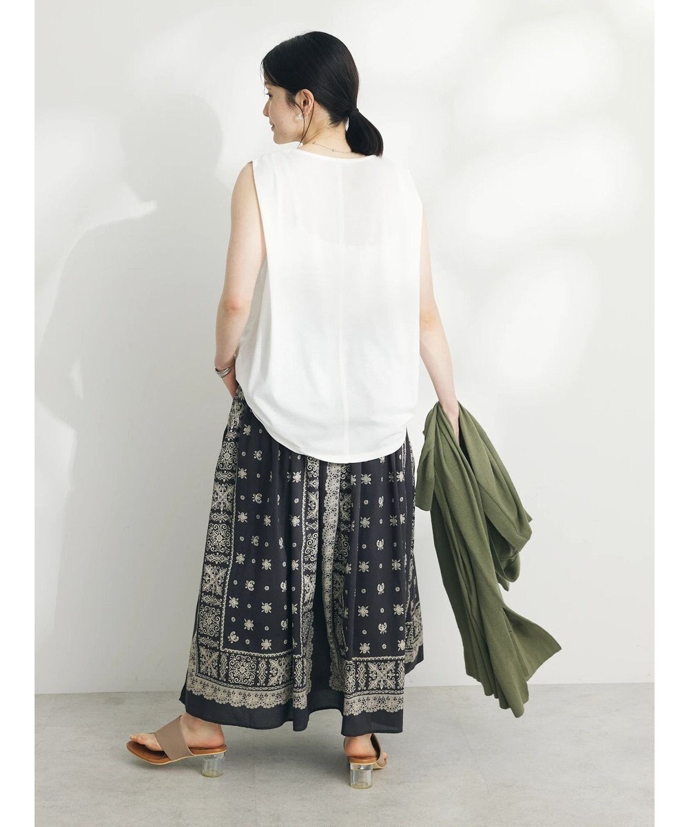 CRAFT STANDARD BOUTIQUE 肩タックノースリーブプルオーバー 