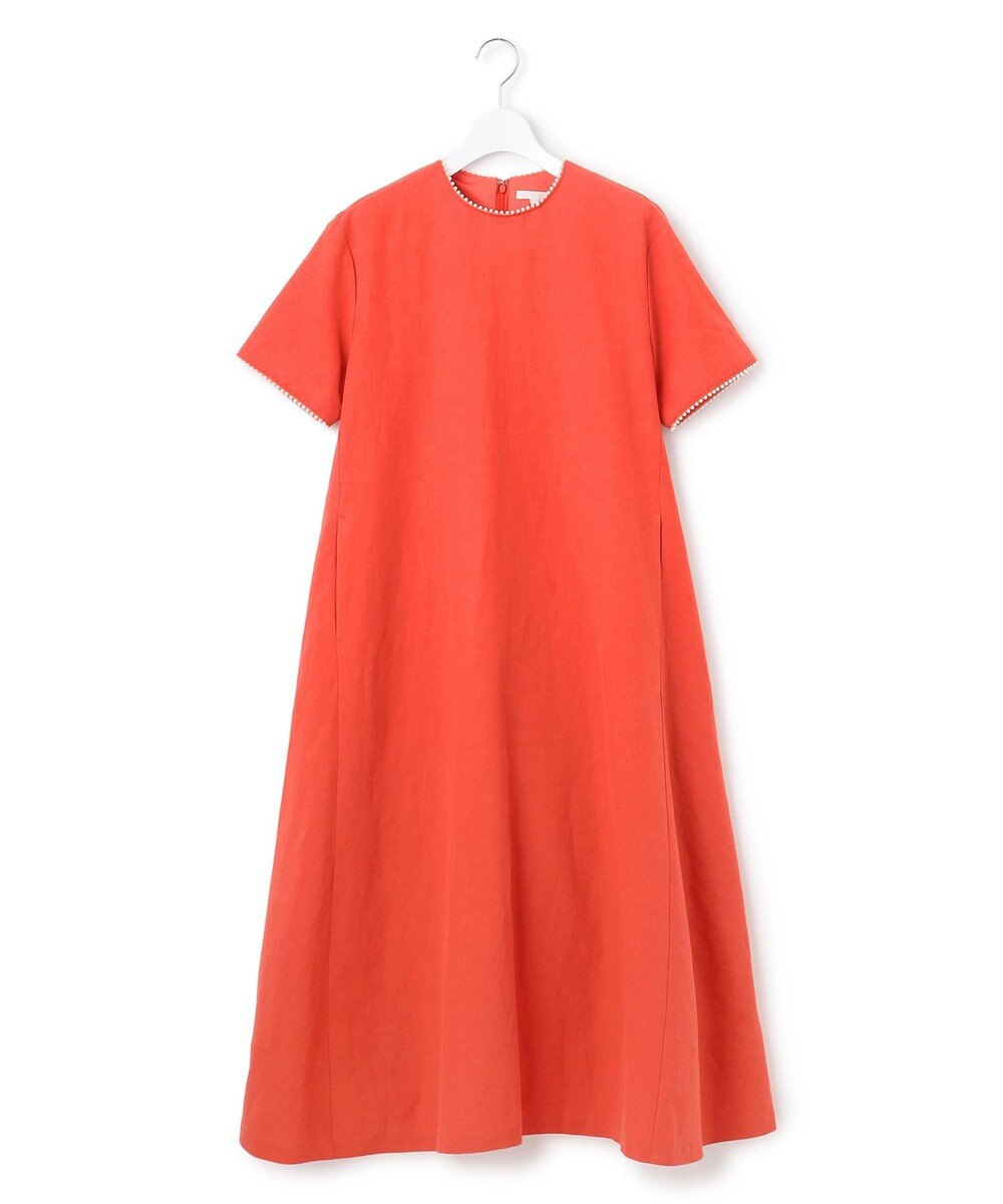 23区 【R(アール)】コットンリネン Aラインワンピース 