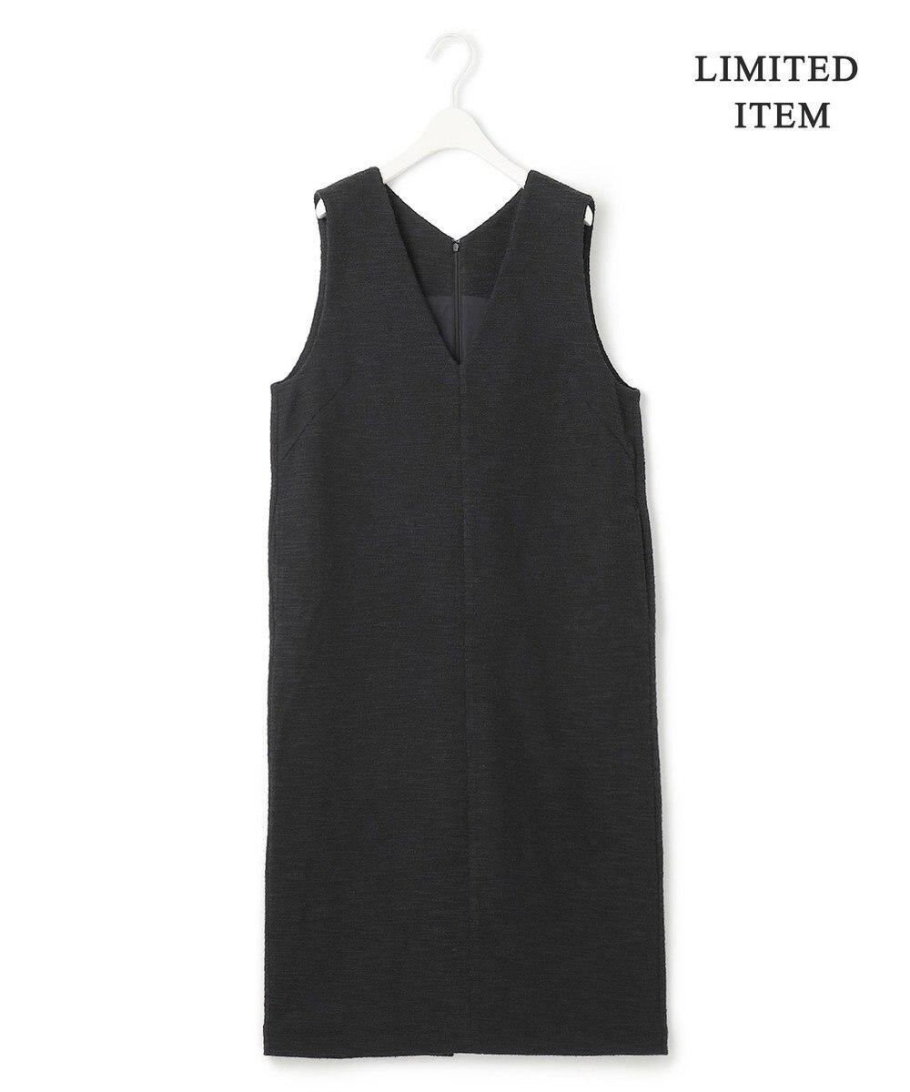 ICB L 【WEB限定・洗える】 ツイードインレイ ジャンパースカート ワンピース 