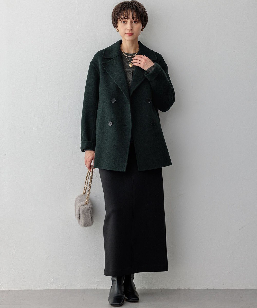 23区 【滝沢眞規子さん着用】MANTECOPureリバー Pコート 