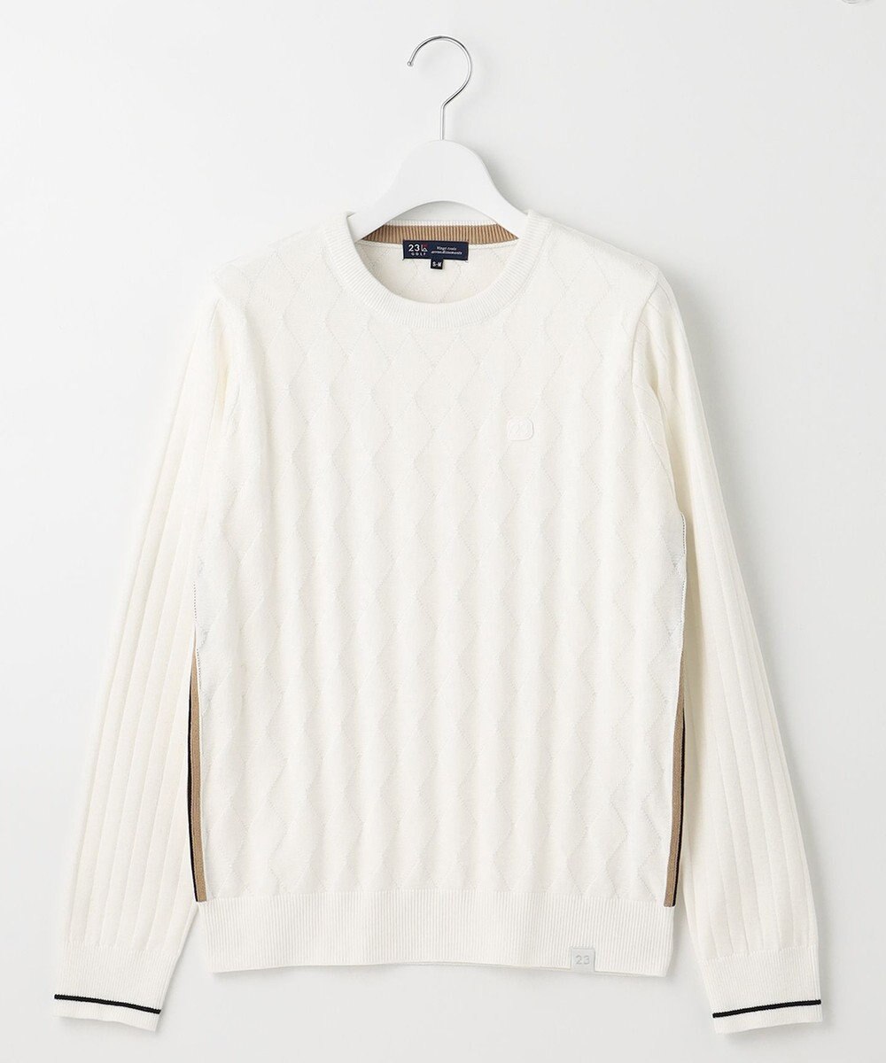 23区GOLF 嬉しいセット企画【ニット＋リバーシブルスカート】【WOMEN】 カラーニットアップ 