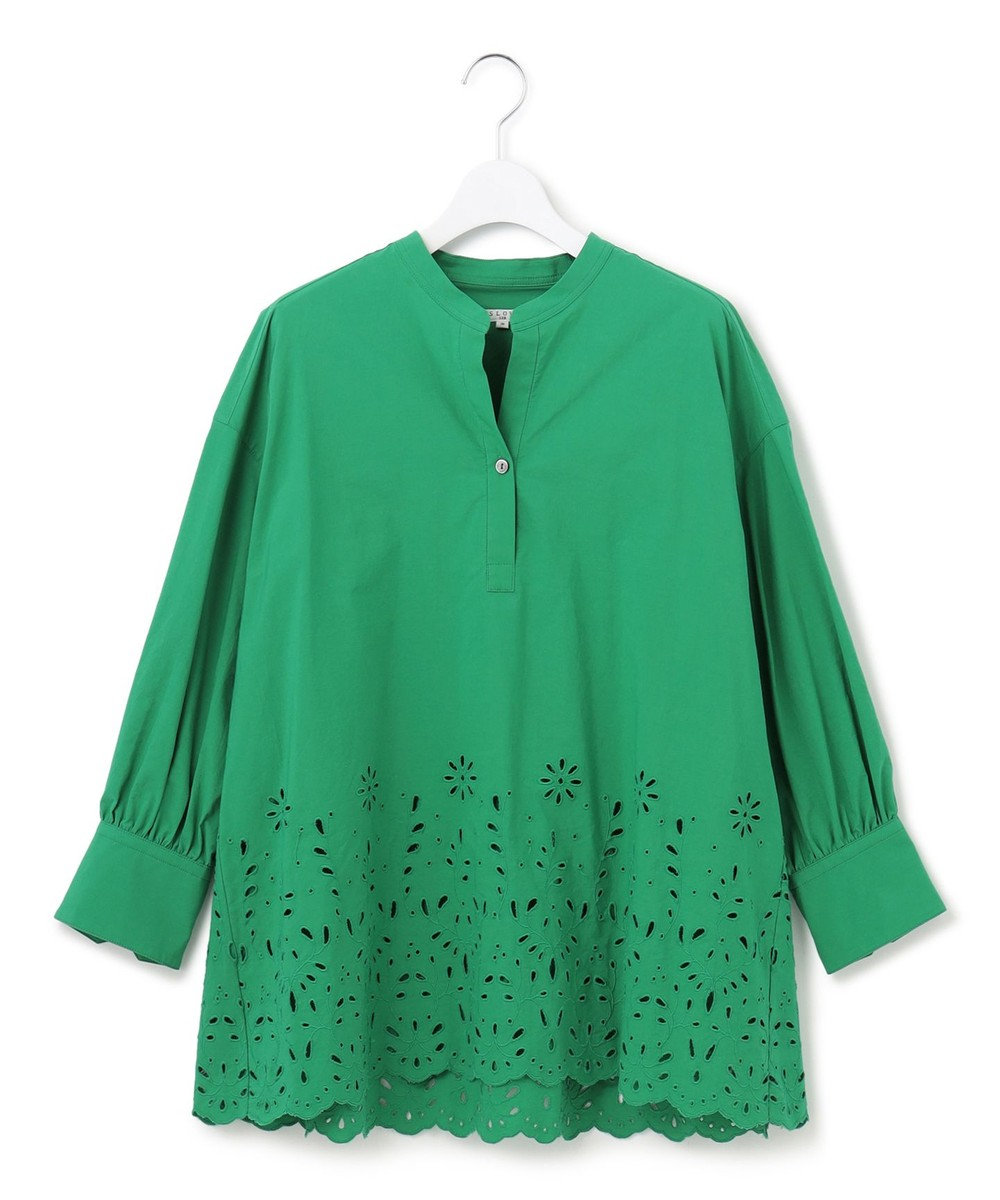 23区 S 【SLOW/一部店舗限定】フラワーエンブロイダリー ブラウス 