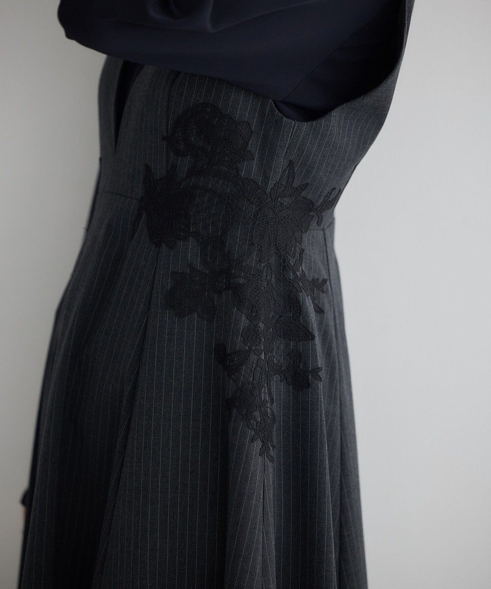 YECCA VECCA フラワーレースジャンスカ 