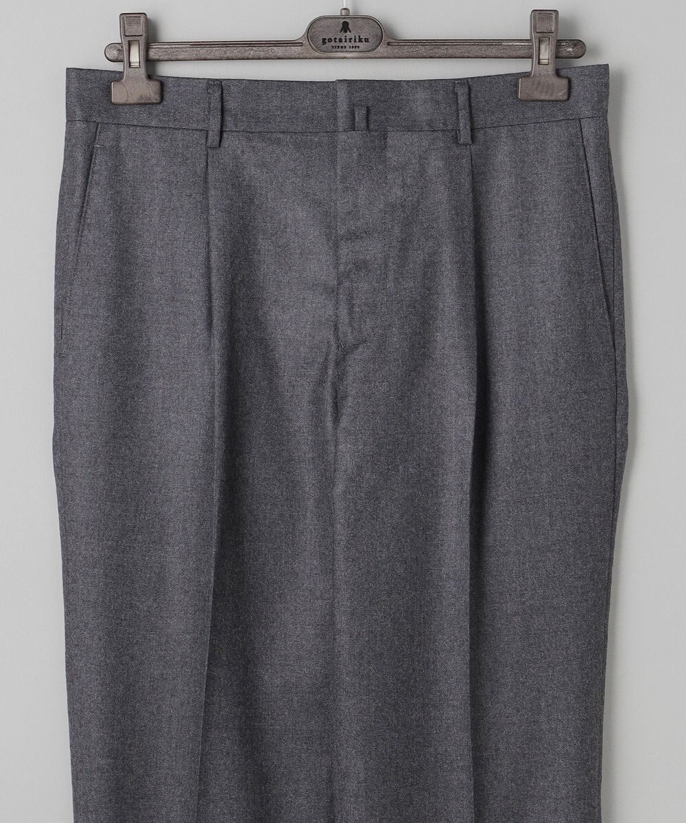 GOTAIRIKU 【保温性/ストレッチ/シワになりにくい】サキソニーストレッチパンツ_1タック(25年モデル） 