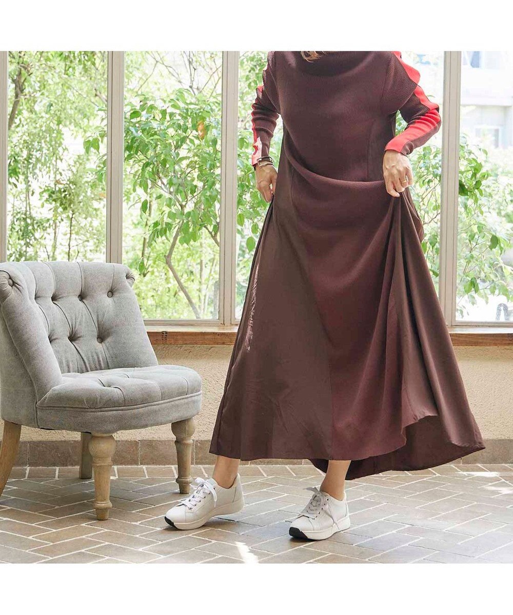 MODE ET JACOMO <MODE ET JACOMO>【軽量】レースアップ厚底スニーカー 