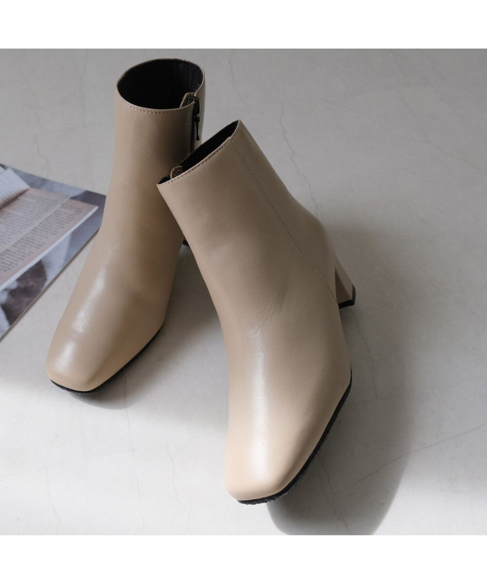 Pointer 【石岡真実さん着用】本革ショートブーツ 