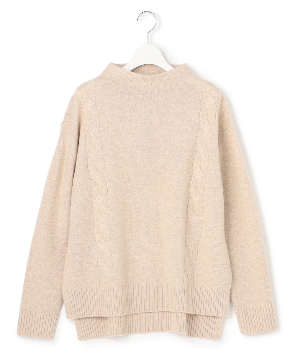 J.PRESS YORK STREET 【WOMEN】ケーブルポイント ボトルネック ニット 