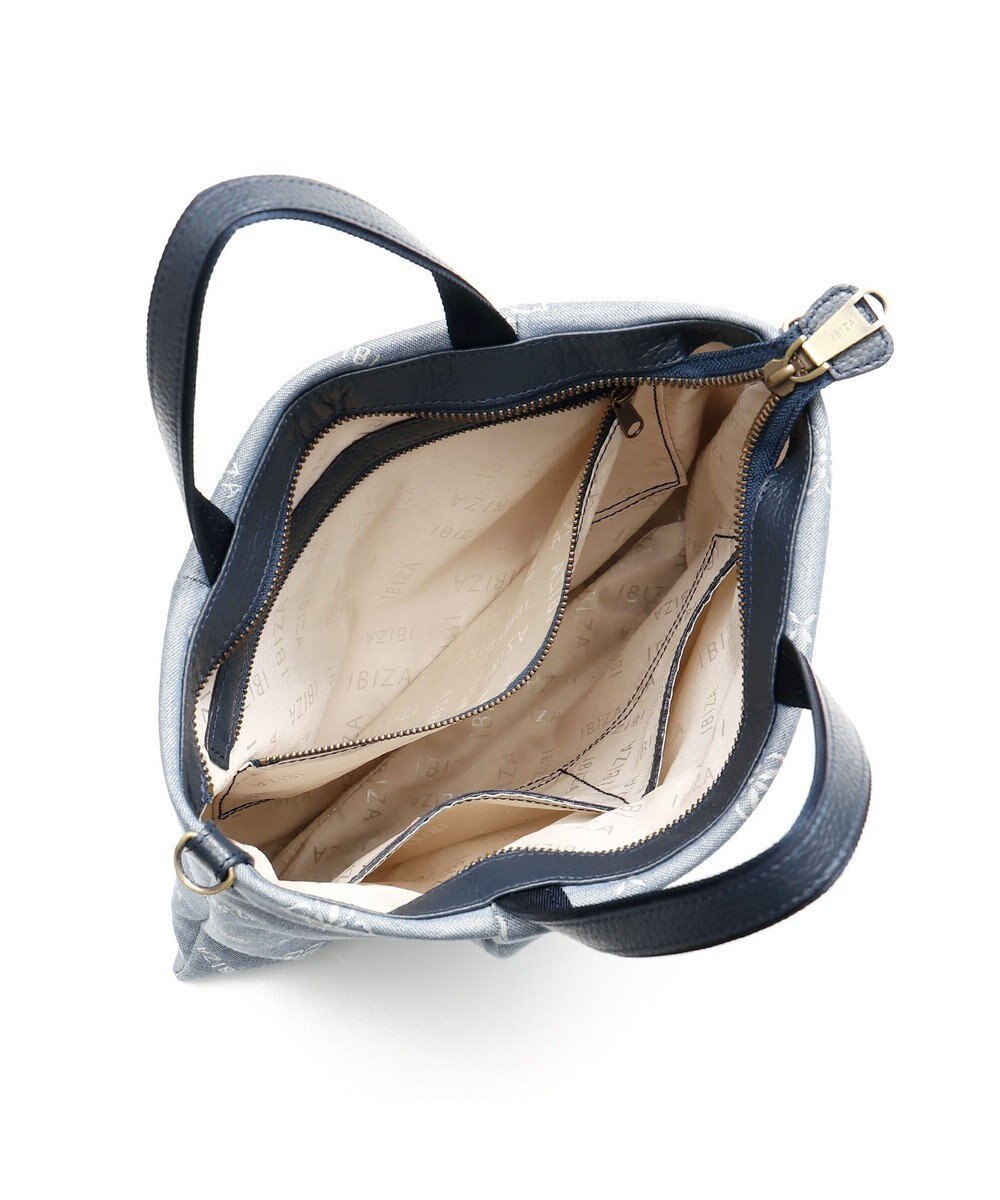 IBIZA アスール　ロゴデニム　2WAYバッグ 