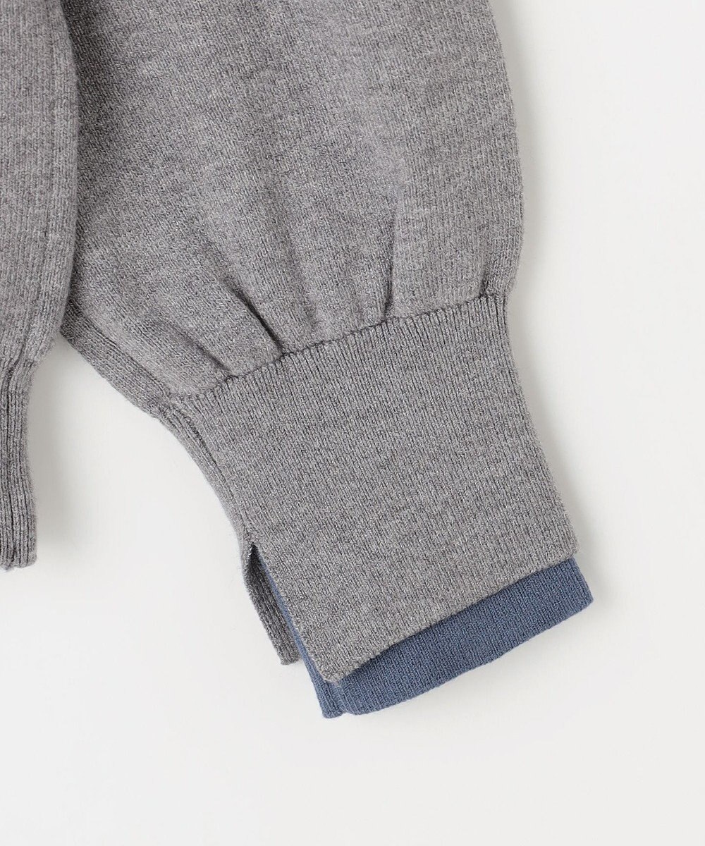 Feroux 【猫カフェMOCHAコラボ】しらたまくん刺繍 ニット 