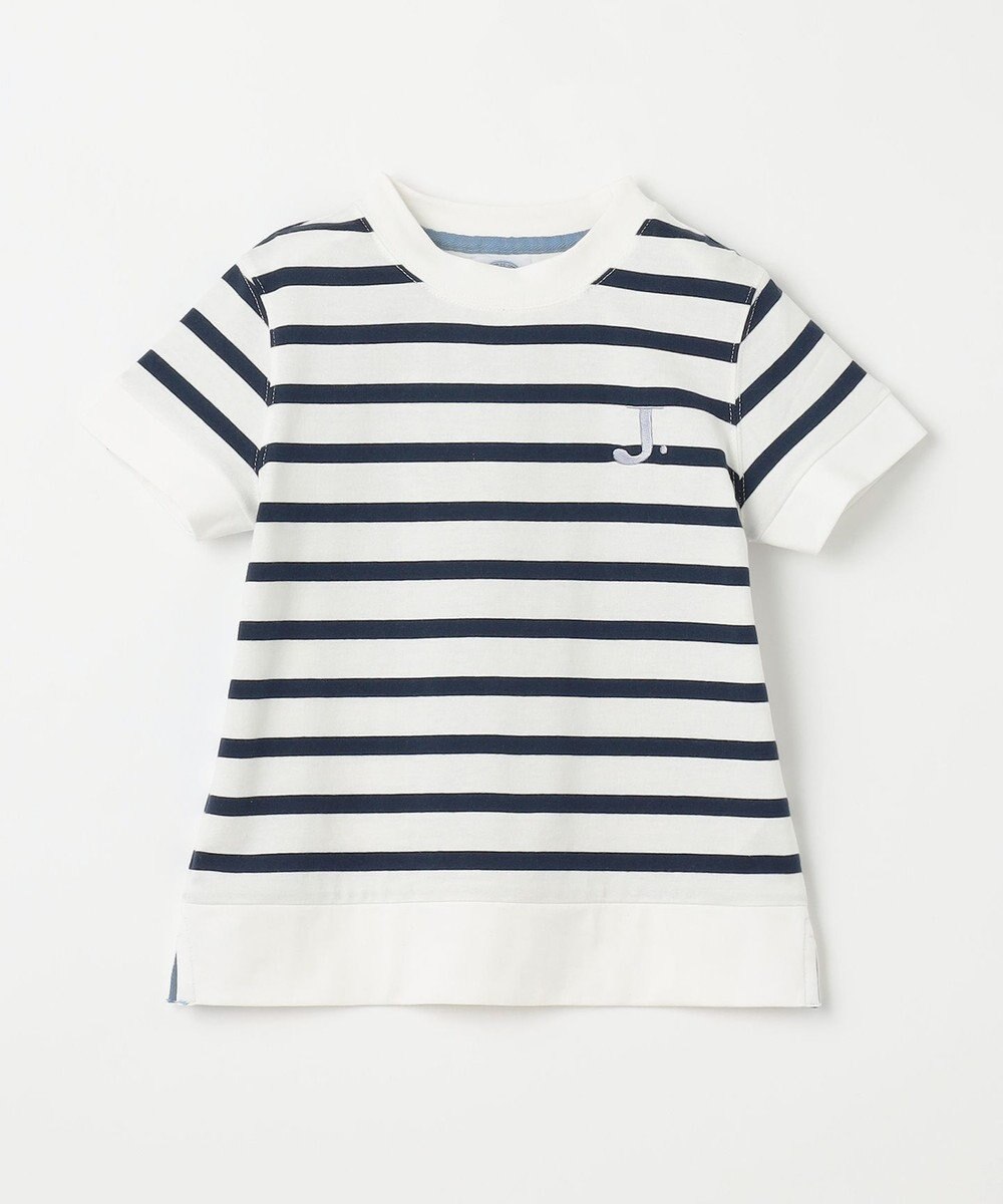 J.PRESS KIDS 【110-130cm】J.半袖ボーダーＴシャツ 