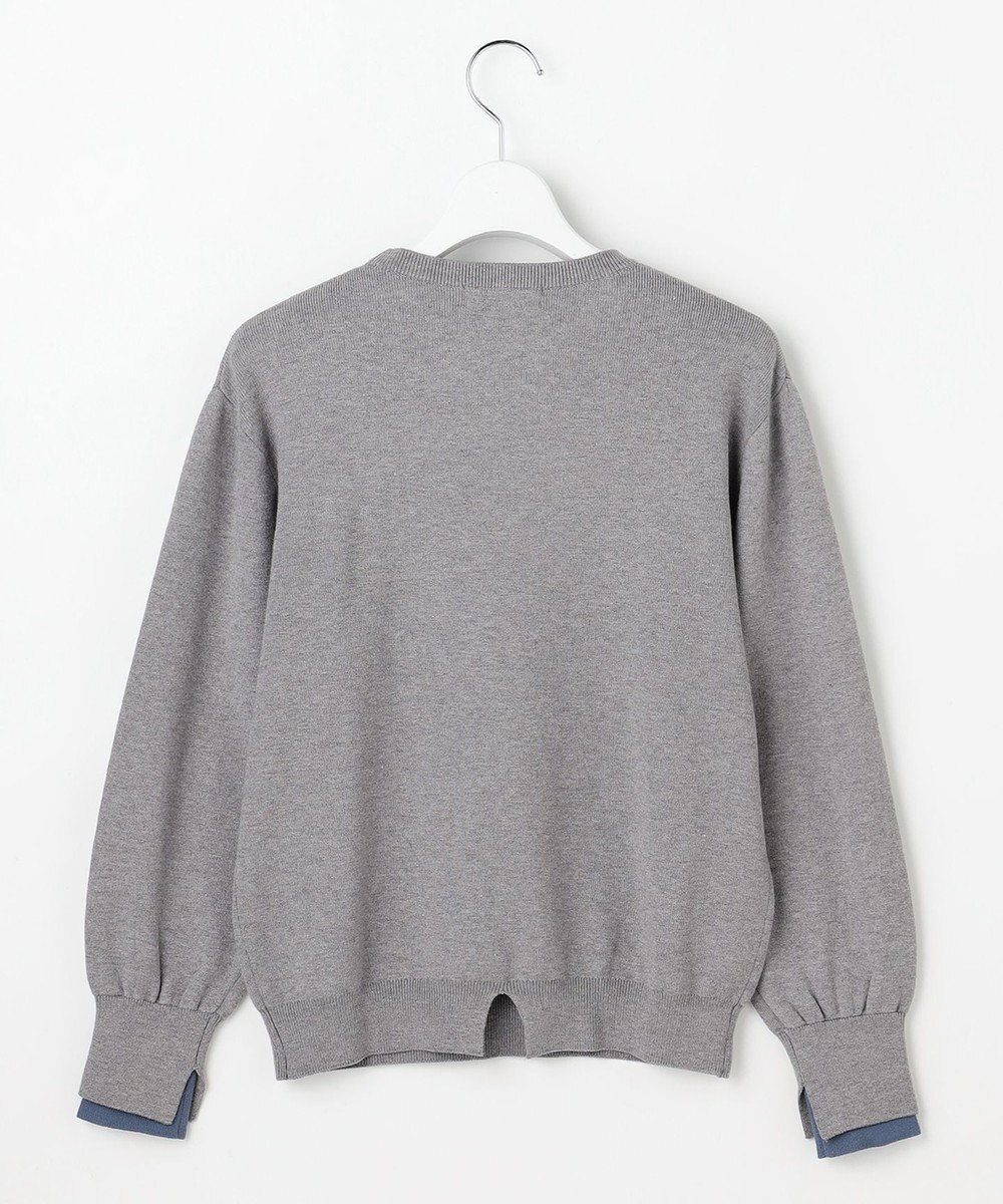 Feroux 【猫カフェMOCHAコラボ】しらたまくん刺繍 ニット 