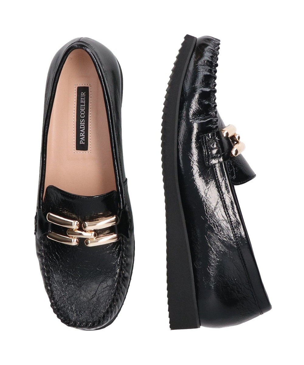 Bridget Birkin 【PARADIS COULEUR】メタルビットレザーモカシン 