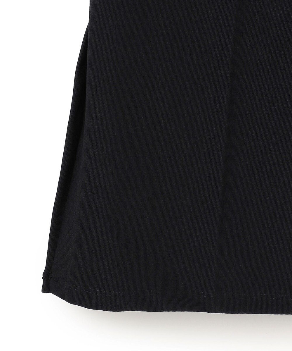 BEIGE， 【BEIGE,ecru/WEB限定】RIB BOTTOMS / ウエストゴムストレッチリブフレアパンツ 