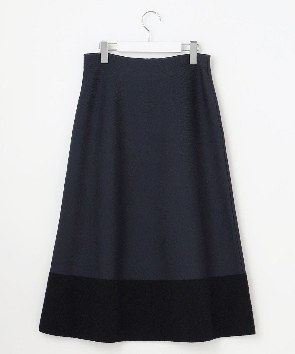 自由区 S モールブロッキングニット スカート 