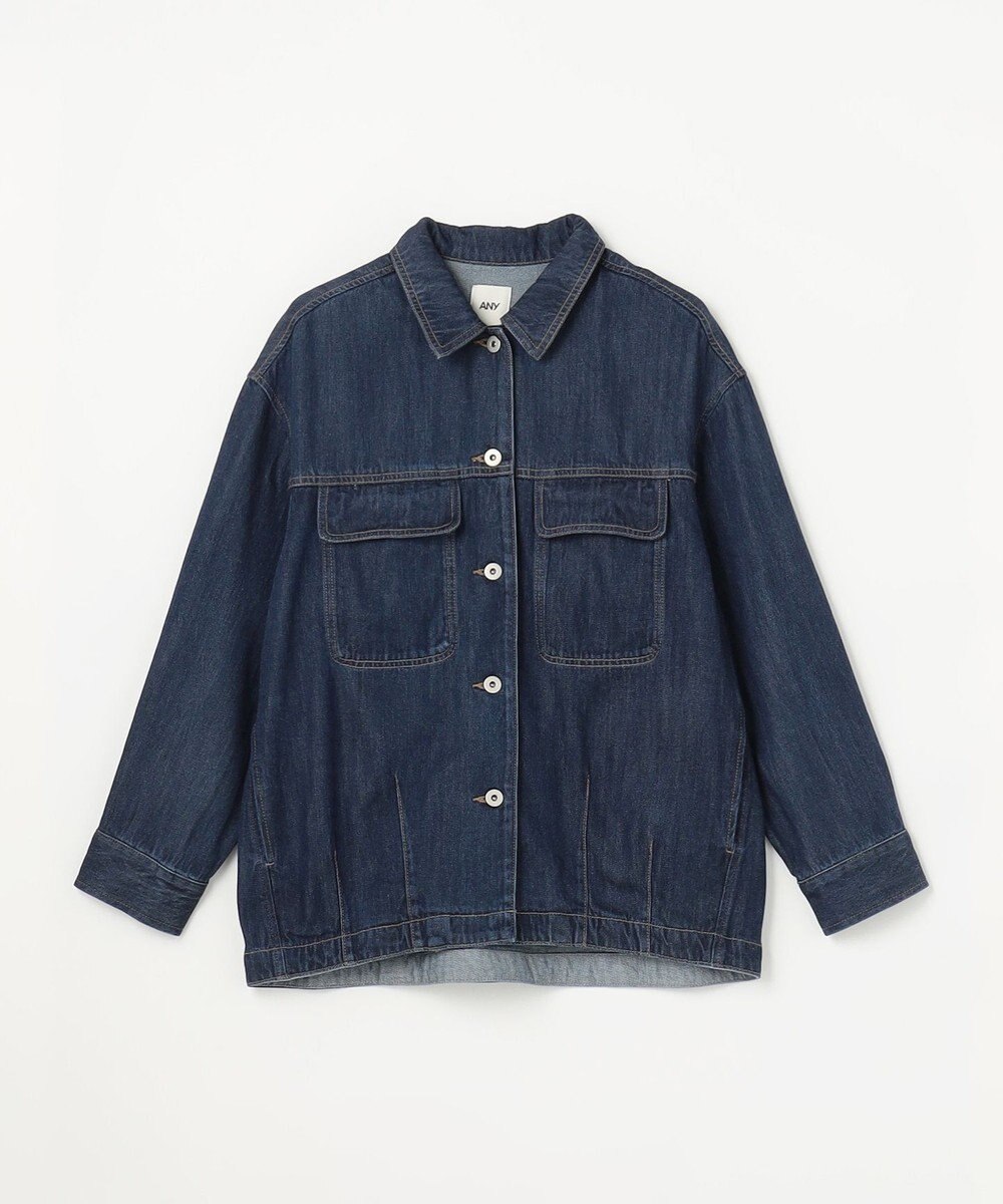 ANY L ミディデニムジャケット 
