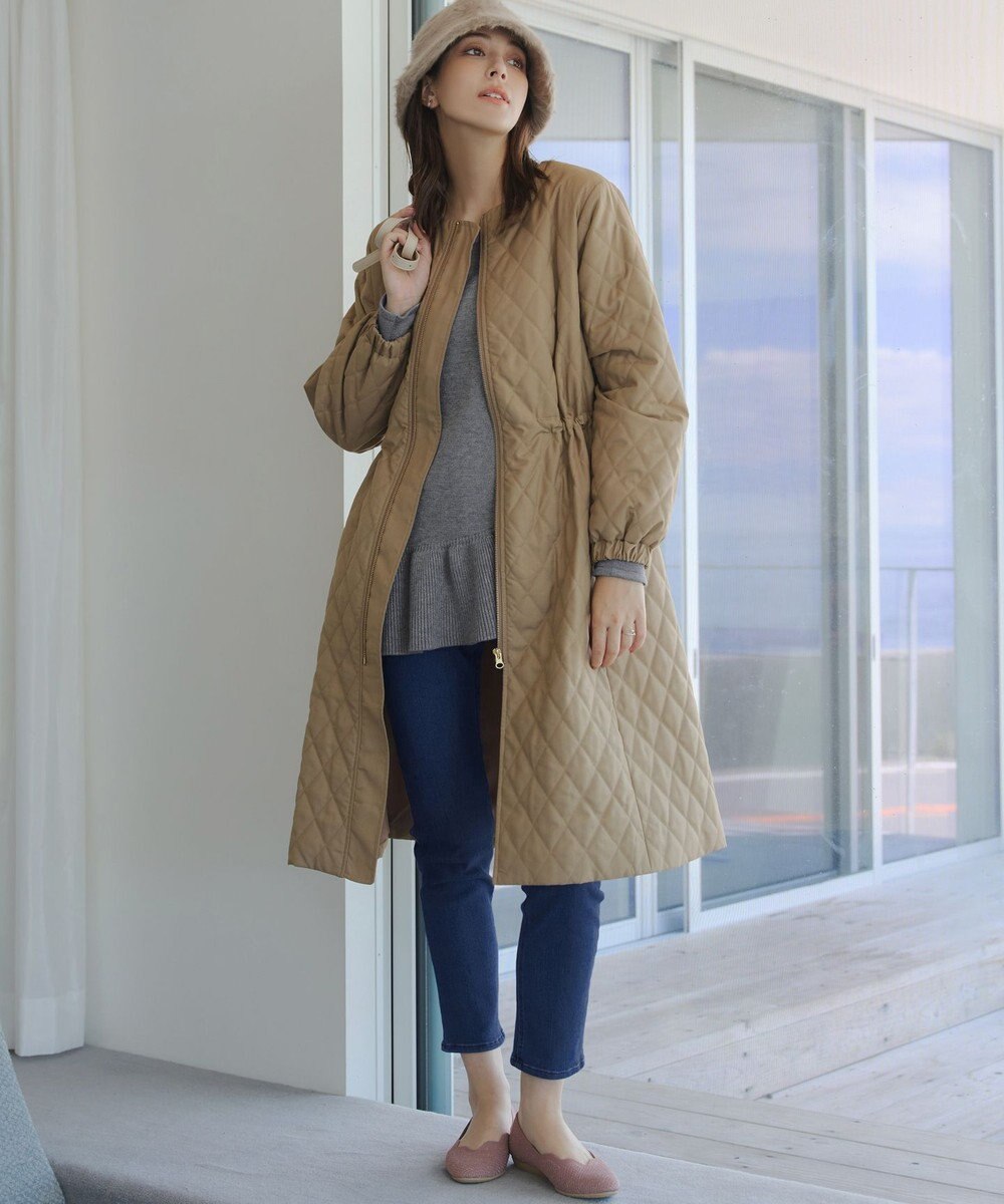 Tiaclasse 【裏起毛・洗える】マシュマロタッチデニムパンツ 