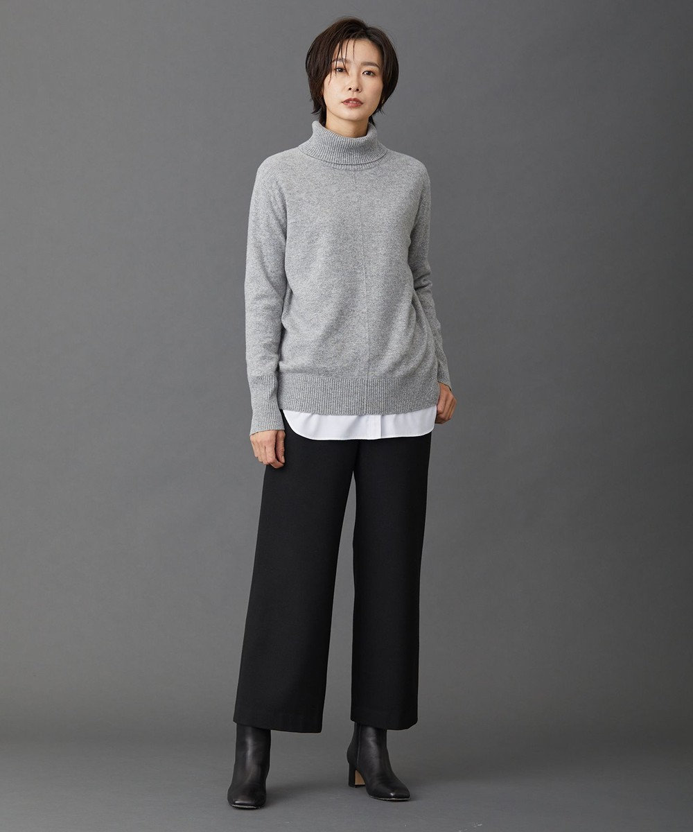 J.PRESS LADIES 【接触冷感・UVケア】レイヤードジャージー カットソー 