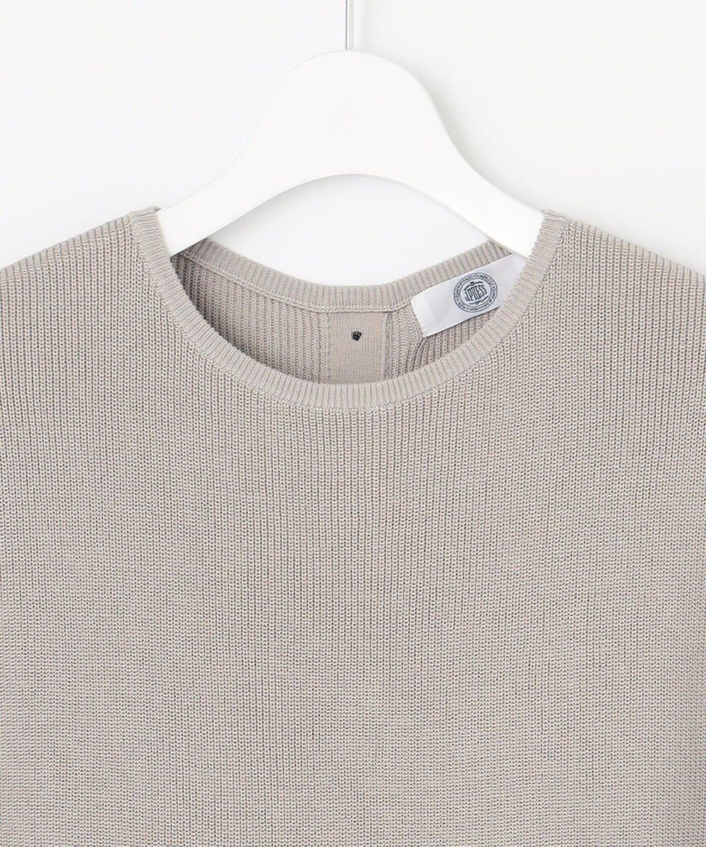 J.PRESS LADIES L 【洗える】コットンアセテート畦 ニットベスト 