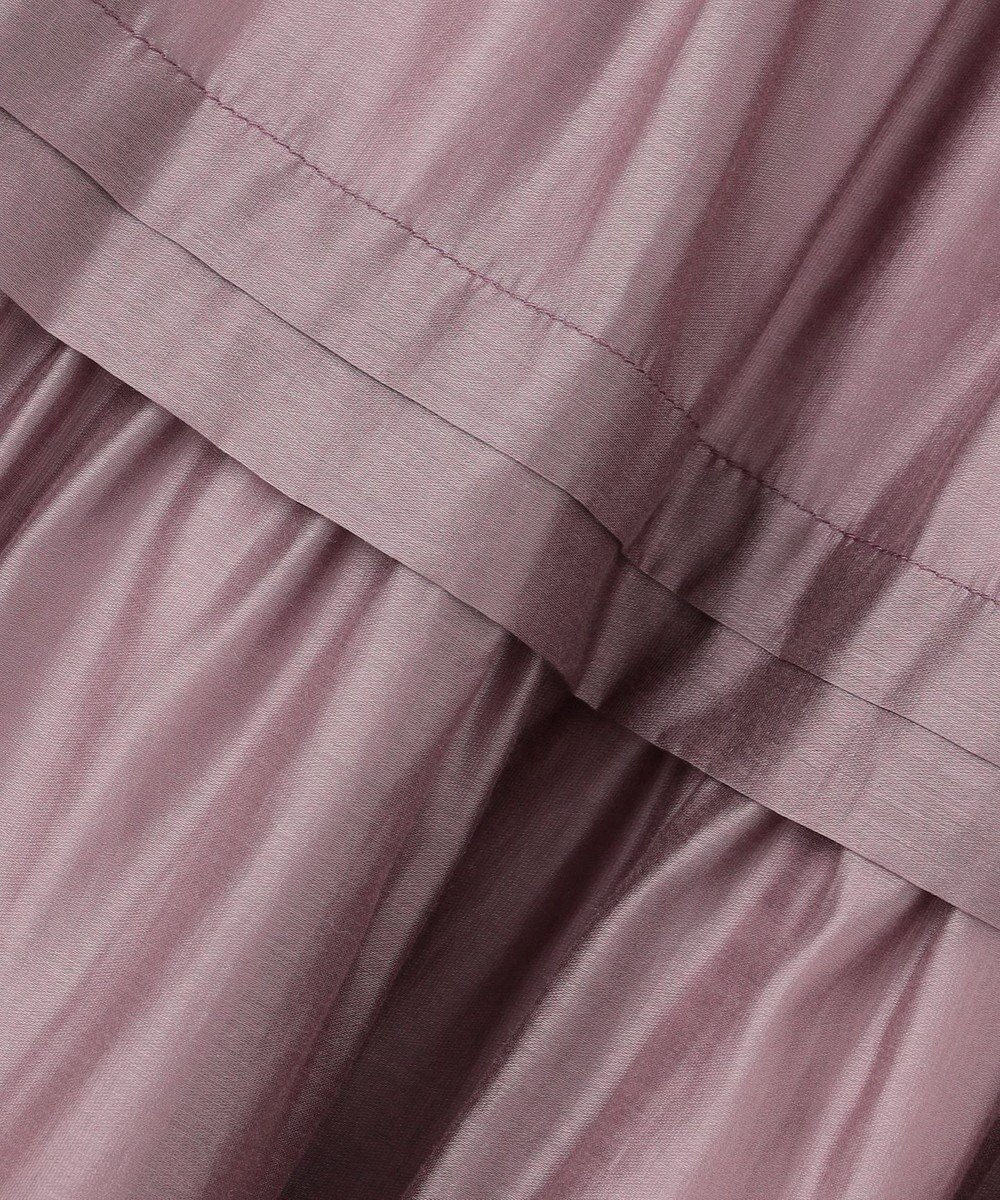 Feroux 【洗える】タックデザインティアードスカート 