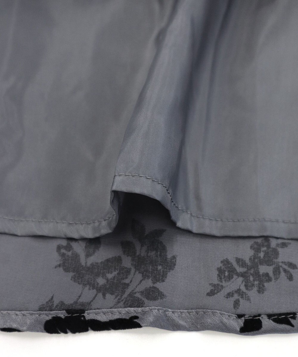 Tiaclasse 【安田美沙子さん着用・洗える】フラワーフロッキーワンピース 