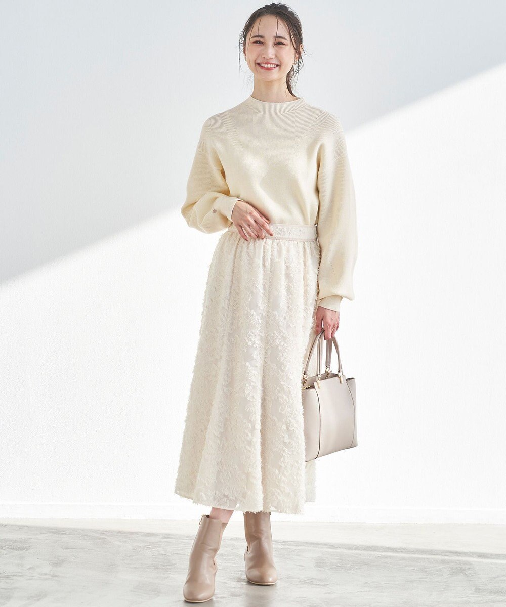 ANY SIS L 【洗える】着映えカラーニット 