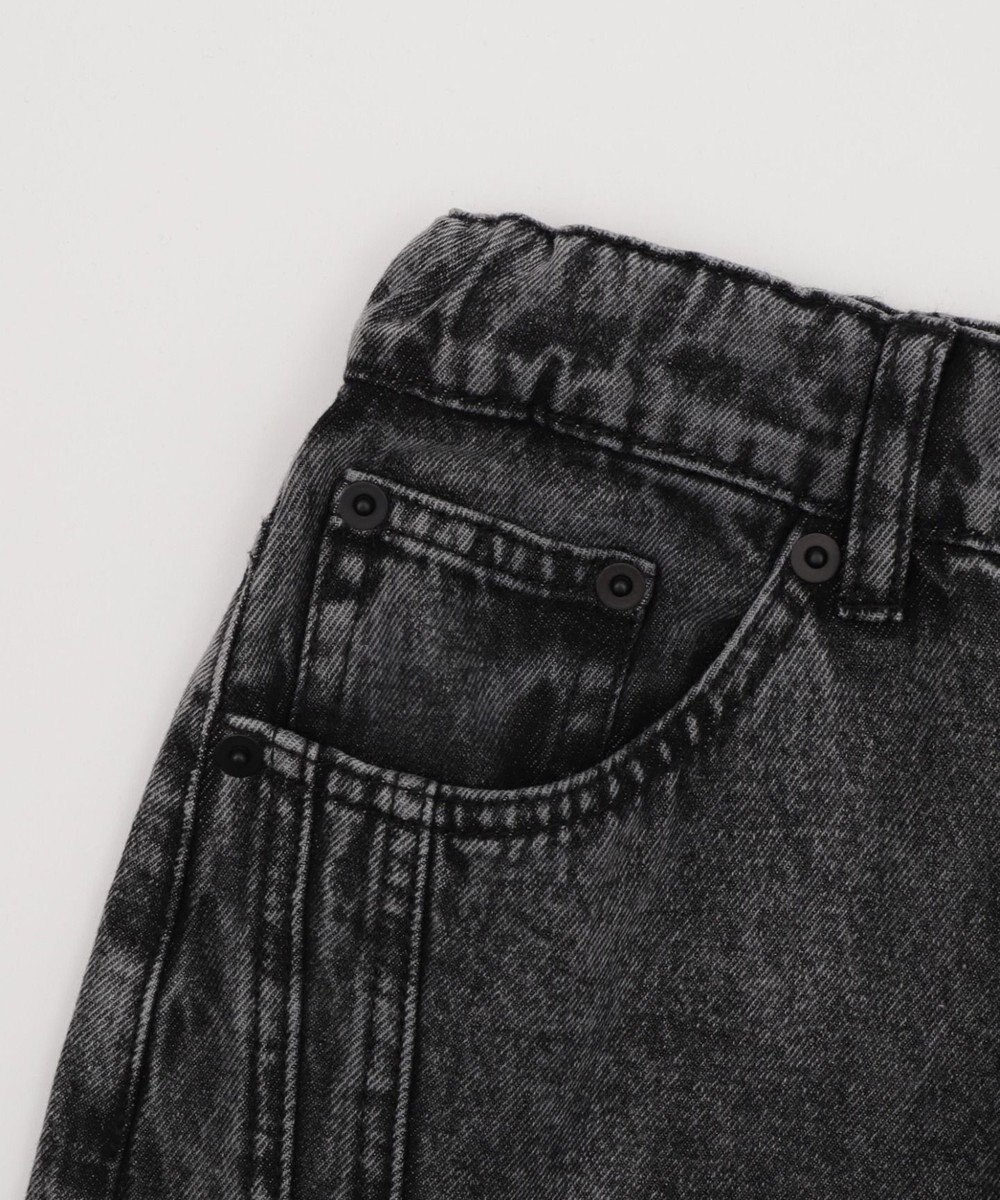 WEGO 【KIDS/150cm/160cm/ウエストゴム】イージー3Dバレルレッグデニムパンツ（JUNIOR） 