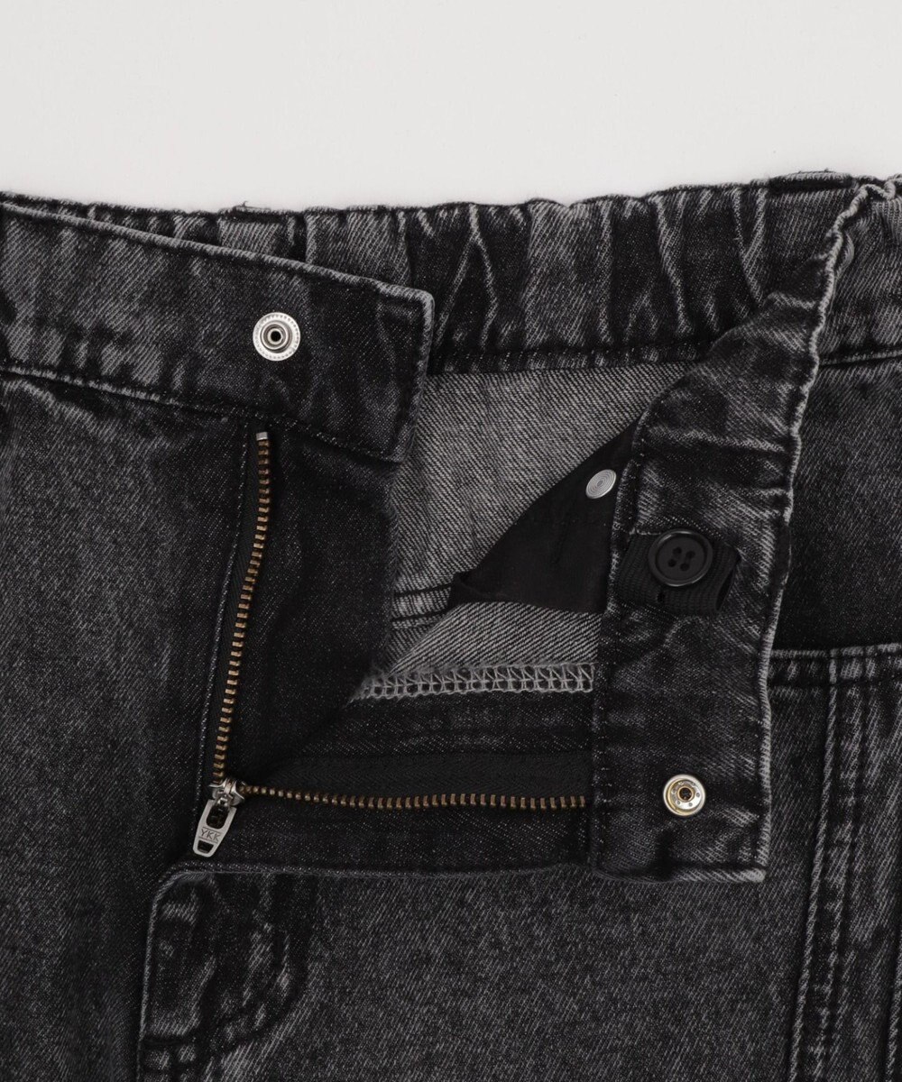 WEGO 【KIDS/150cm/160cm/ウエストゴム】イージー3Dバレルレッグデニムパンツ（JUNIOR） 