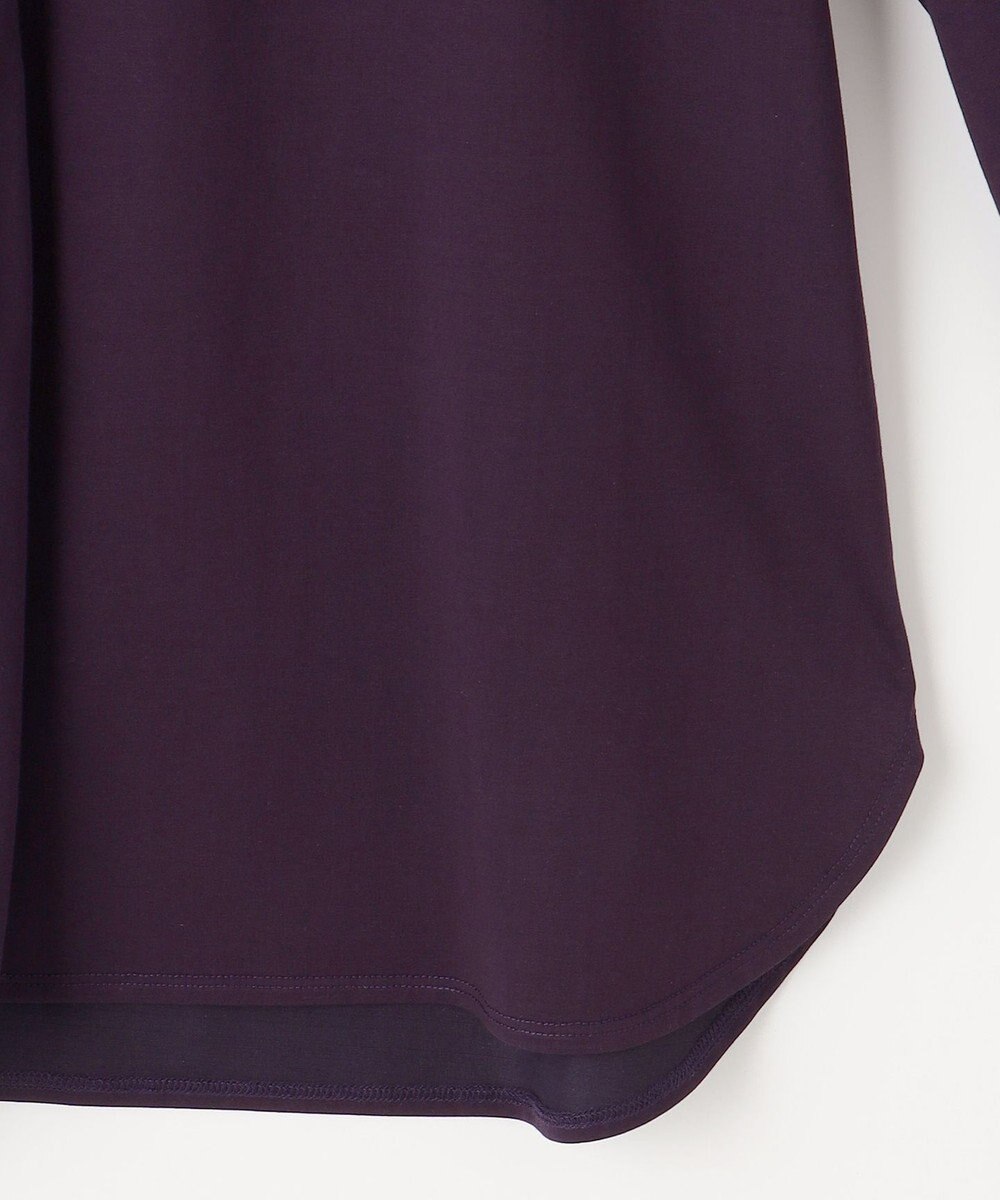 J.PRESS LADIES 【吸水速乾】OUKAプレーティング シャツカラー カットソー 