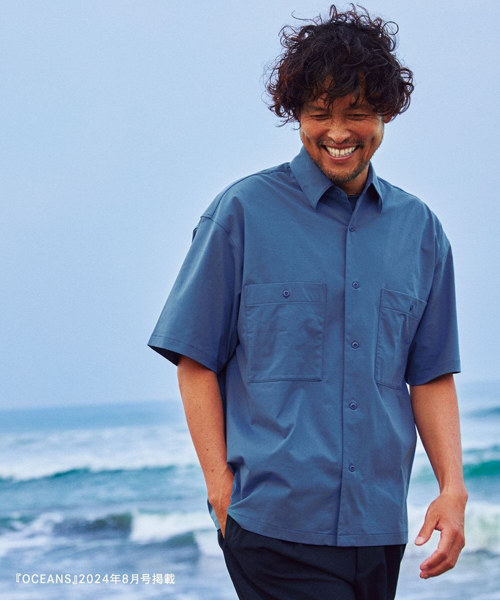 UNFILO MENS 【コラボ】オーシャンパシフィック ポケットシャツ 
