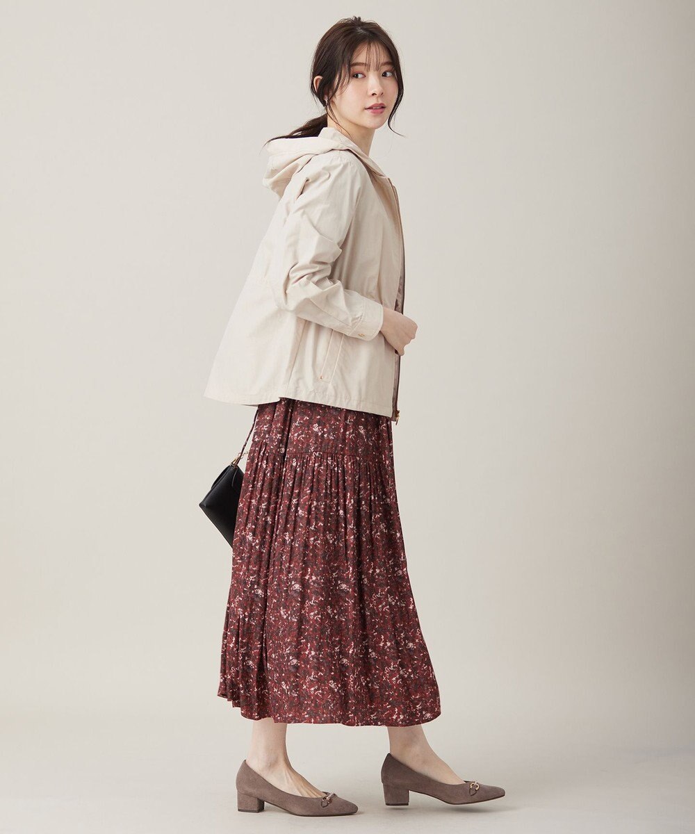 ANY SIS S 【BAILA12月号掲載・貴島明日香さんコラボ】ペイントタッチフラワー ワンピース 