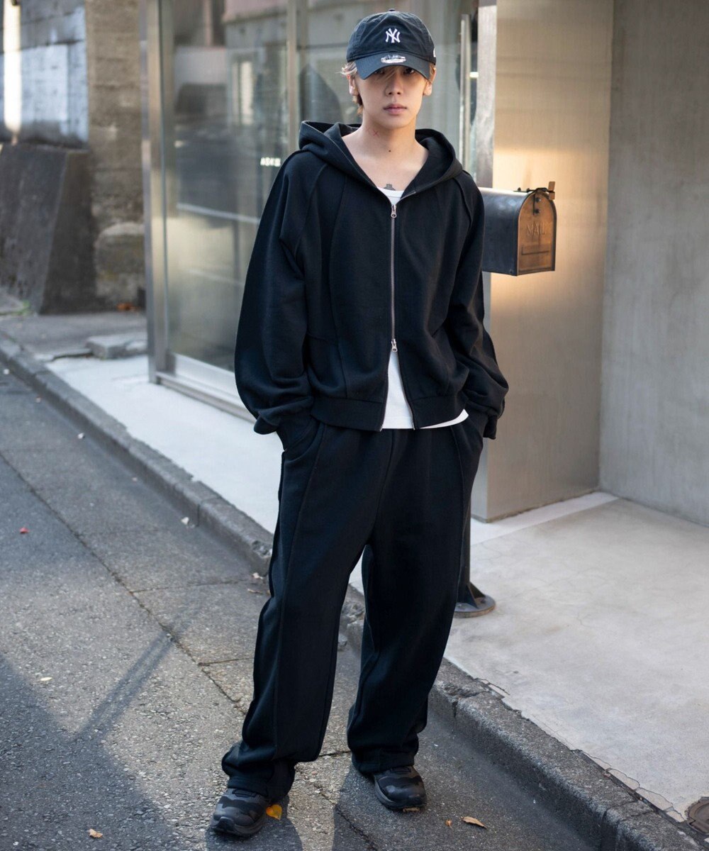 WEGO 【ユニセックス着用ITEM/ウエストゴム】スウィッチングスウェットパンツ 