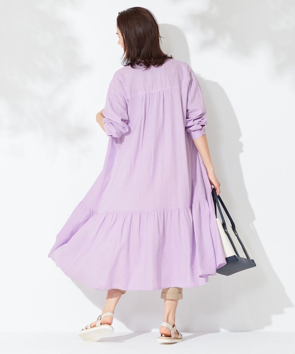 ANY 【洗える】ライトリネンクロス ワンピース 