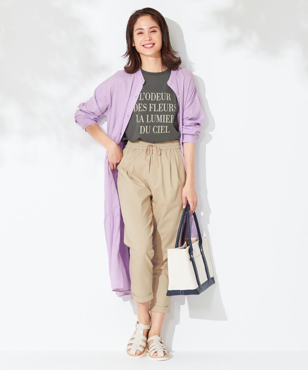 ANY 【洗える】ライトリネンクロス ワンピース 